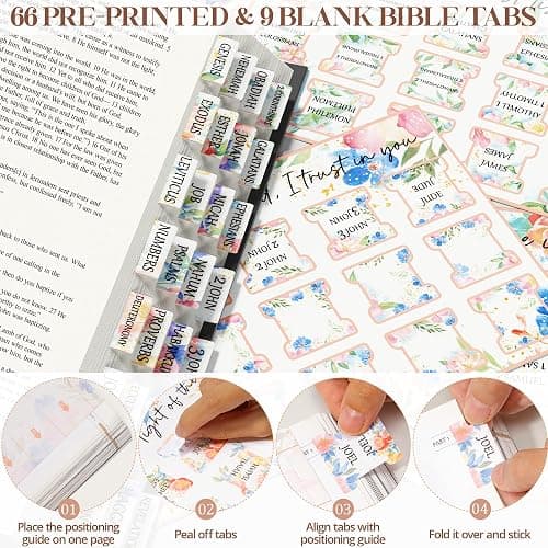 Bible Study Supplies Journaling Kit for Women, Christmas Christian Gifts for Women, Bible Study Tools with Pastel Highlighters and Pens No Bleed, Pencil Case Notebook Annotation Kit Accessories Set thumbnail 7