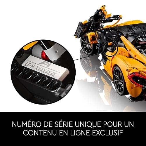 LEGO Technic McLaren P1 - Kit Maquette Hypercar pour Adultes - Idée Cadeau pour Les Passionnés de Voitures - Objet Collector à Échelle Réduite - Réplique de Voiture de Course 42172 thumbnail 7