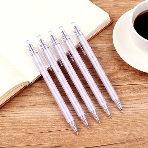 Mangpung 6Pcs Cute Purple Cherry Blossom Mechanical Pencils 0.5mm&0.7mm Mechanical Pencil Kawaii Pencils School Pencil for Students Women Office School Suppies thumbnail 2