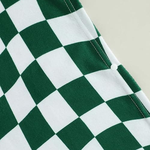 Baby Girls Boys Hooded Terry Beach Swimsuit Cover Up Toddler Baby Pool Bath Poncho Cloak Bathing Suit Cover-Up - Checkerboard Navy Green - 6-12 Months thumbnail 5
