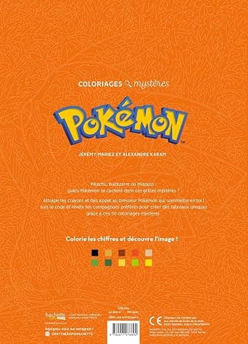 Coloriages mystères - Pokémon: Colorie les chiffres et découvre l'image thumbnail 2