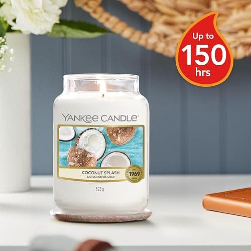 Yankee Candle bougie jarre parfumée | grande taille | Eau de Noix de Coco | jusqu’à 150 heures de combustion |Cadeaux de la fête des mères thumbnail 2