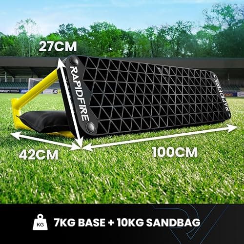 FORZA Wave Soccer Rebound Board – Premium 4-in-1 Training Equipment for Soccer Passing & Shooting Drills [Standard or XL Sizes] thumbnail 5