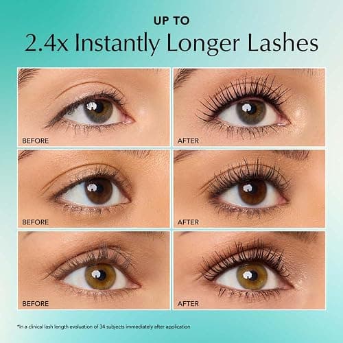 Thrive Causemetics Liquid Lash Extensions Mascara, Tubing Thrive Mascara Lengthening, Volumizing & Curling, Smudge Proof, Washable, No Clumping or Flaking, Vegan & Cruelty Free, Brynn (Rich Black) thumbnail 5