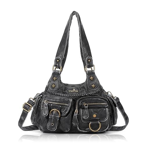 Angel Kiss Hobo Bags for Women Shoulder Bag Shoulder Purses and Handbags Vegan Leather Hobo Handbags Crossbody Bags - Image 1