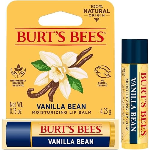 Burt's Bees Lip Balm, Vanilla Bean, Lip Moisturizer With Responsibly Sourced Beeswax, Tint-Free, Natural Conditioning Treatment, 1 Tube, 0.15 oz. thumbnail 12