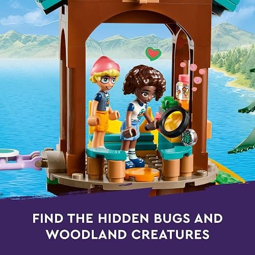 LEGO Friends Adventure Camp Tree House Building Toy - Pretend Play Toy Figures & Playsets for Girls & Boys, Ages 8+ Years - with 5 Mini Dolls & 5 Animal Figures - Gifts for Kids - 42631 thumbnail 4