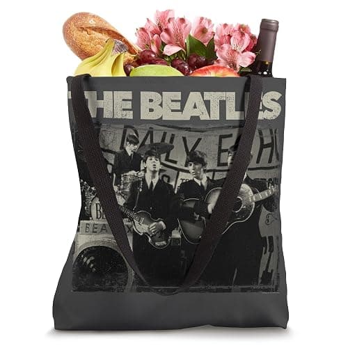 The Beatles - Live in Monochrome Tote Bag thumbnail 4