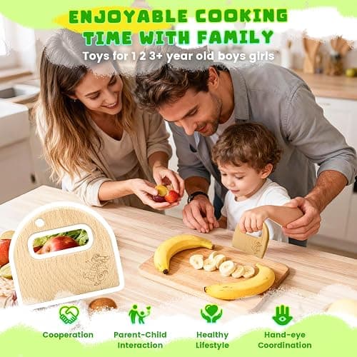 Bsrvtoyer Wooden Baby Activity Cube Montessori Toys for 12+ Months Boys Girls | Hammering Pounding Toys with Abacus, Educational Toddler Activities Toys with Xylophone (Crocodile) thumbnail 9