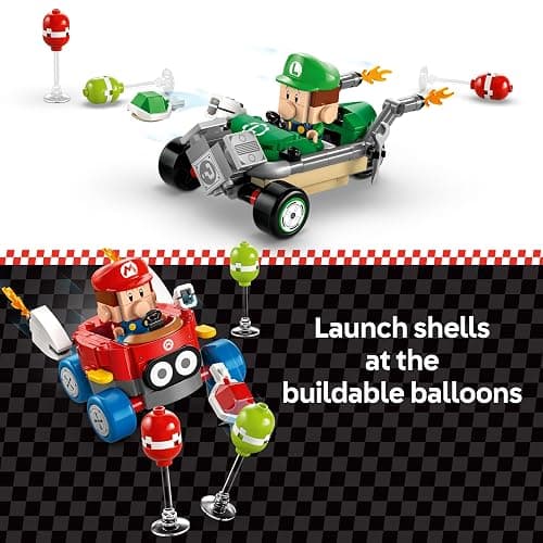 LEGO Super Mario: Mario Kart Baby Mario vs. Baby Luigi - Collectible Toy Building Set for Kids, Boys and Girls, Ages 8+ - Nintendo Mario Kart Toy for Fans - Gift Idea for Birthdays - 72034 thumbnail 6