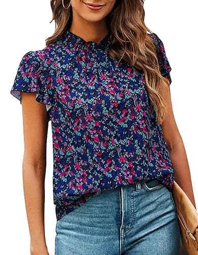 SimpleFun Boho Floral Blouse