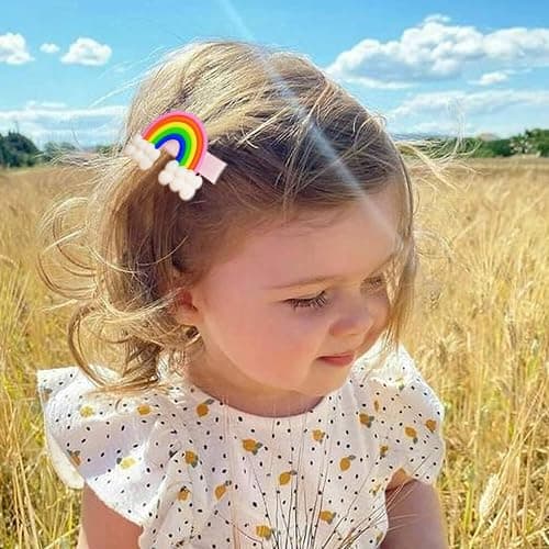 AMMY Candy Hair Clip for Girls, 22 Pcs Candy Hair Accessories Cute Barrettes Rainbow Cupcake Hair Pins for Little Girl Kids Children thumbnail 5