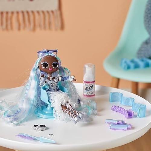 L.O.L. Surprise! OMG Fashion Show Hair Edition Lady Braids 10" Fashion Doll w/Magic Mousse, Transforming Hair, Including Stylish Accessories, Holiday Toy Playset for Kids Ages 4 5 6+ & Collectors thumbnail 3