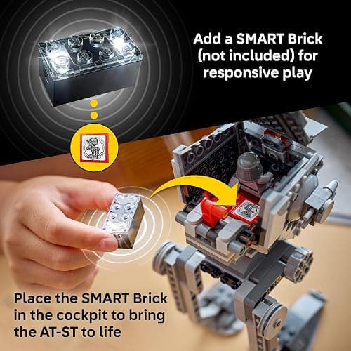 LEGO Star Wars SMART Play: AT-ST Attack on Endor Toy Building Set for Kids - Compatible Set with 2 SMART Tags and 3 Minifigures - Gift for Boys, Girls and Fans Ages 8+ - 75424 thumbnail 5