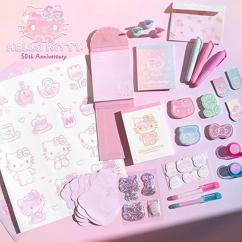 Horizon Group USA Hello Kitty 50th Anniversary Mini Collectible Stationery Set thumbnail 2