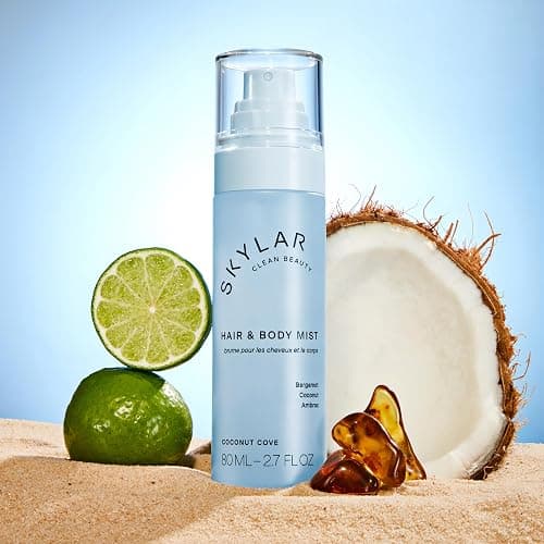 Skylar Coconut Cove Hair & Body Mist | Hypoallergenic & Clean Fragrance | Vegan, Cruelty Free, and Safe For Sensitive Skin | 80 ML, 2.7 Fl Oz thumbnail 5