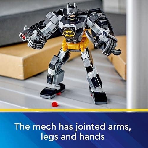 LEGO DC Batman: Batman Mech Armor Super Hero Toy, Collectible Robot Action Figure and Batman Minifigure Included, Creative Super Hero Gift for Kids & Batman Fans Ages 6 and Up, 76270 thumbnail 4