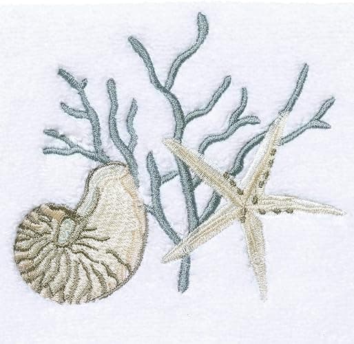 Avanti Linens - Hand Towel, Soft & Absorbent Cotton Towel (Coastal Terrazo) thumbnail 4