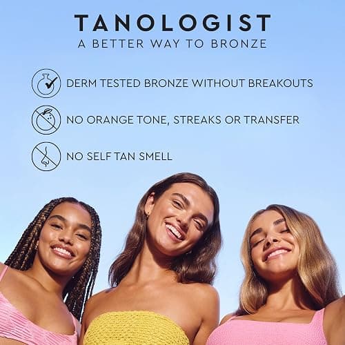 Tanologist Medium Self Tan Mousse, Self-Tanning Mousse, Streak-Free, Natural Glow, No Fake Tan Smell Or Orange Tone, Long Lasting, Clean Ingredients, Vegan, 6.76 fl. oz/200 ml Bottle thumbnail 3