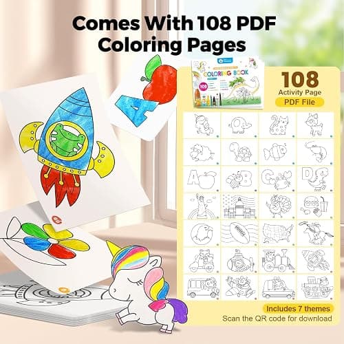 Jar Melo Jumbo Crayons for Toddlers, 36 Colors TwistJoy Washable Crayon | Ultra-Silky, Non-Toxic, Easy to Hold, Safe for Babies, Children's Gift, Back to School thumbnail 6