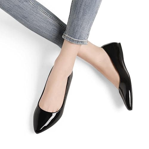 DREAM PAIRS Women's Dress Pointed Toe Flats Ballet Comfort Soft Slip On Casual Flat Shoes for Work Office Business thumbnail 2