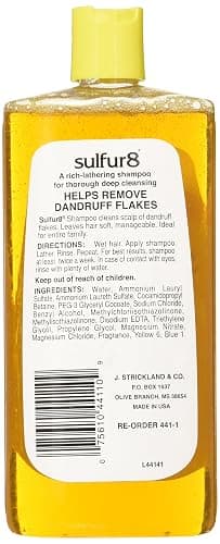 Sulfur8 Shampoo – Removes Dandruff Flakes, Restores Scalp pH Balance, Cleansing Formula for All Hair Types, No Active Sulfur (11.5 Fl Oz (Pack of 1)) thumbnail 2