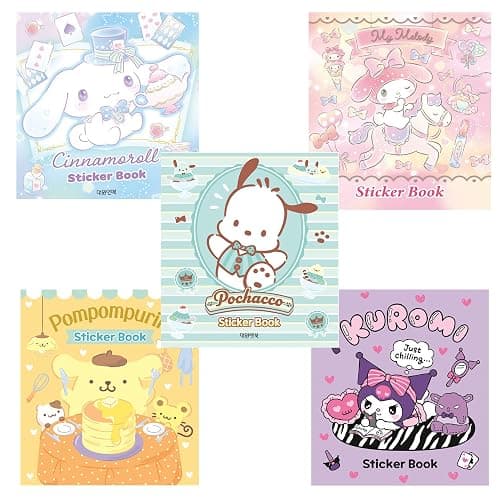 Character Sticker Minibook - Pochacco 24 Unique Stickers, 9.5 x 10.5 cm (3.7 x 4.1 in) - Different Designs, Themes & Settings for Endless Fun - Ideal for Scrapbooking, Decoration & Creative Projects thumbnail 5