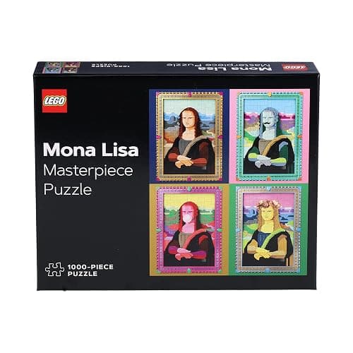 Lego Masterpiece Puzzle: Mona Lisa 1000-Piece Jigsaw Puzzle thumbnail 2
