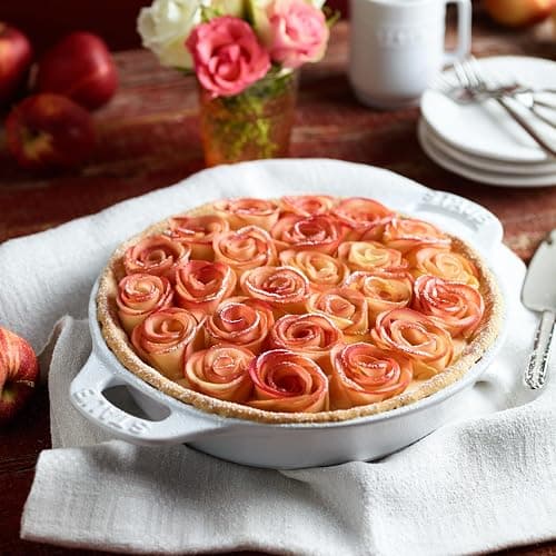 STAUB Ceramic Bakeware-Pie-Pans Dish, 9-inch, White thumbnail 3