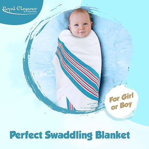 Elaine Karen 3 Pack Flannel Unisex Hospital Receiving Nursing Blankets - 100% Cotton, for Girl or boy, Newborn Swaddle Wrap Baby Blanket Throw, Soft, Warm, Cozy, Infant for Crib, Stroller, 30x40 thumbnail 6