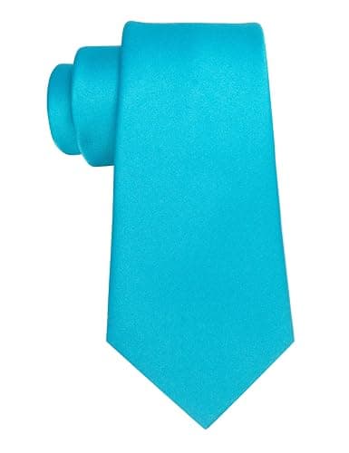 JEMYGINS Solid Color Tie Mens Necktie for Business and Wedding thumbnail 3