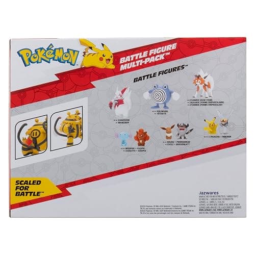 Pokemon Battle Figure 3 Pack - Features 2-Inch Togedemaru and Raichu and 3-Inch Electivire Battle Figures thumbnail 7