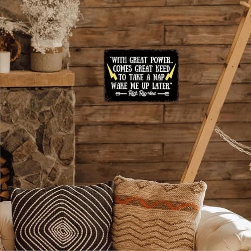 Vintage Metal Sign Percy Jackson Quote Poster Retro Tin Signs Funny Aluminum Sign For Man Cave, Garage, Living Roome, Cafe And Pub Decoration 8 X 12 Inch thumbnail 6