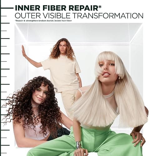 Garnier Fructis Hair Filler Strength Repair Shampoo and Conditioner Set with Vitamin Cg, Weak Hair Care, 10.1 Fl Oz, 2 Items, 1 Kit thumbnail 9