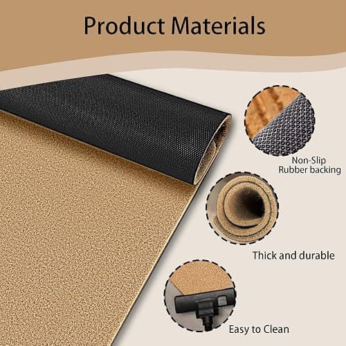 Mingnei Vintage Western Coco Coir Doormat Door Mat for Home House Entrance, Retro Rustic Country Western Cowboy Floor Mats for Outdoor Outside Entryway 30x17 Welcome Mat thumbnail 7