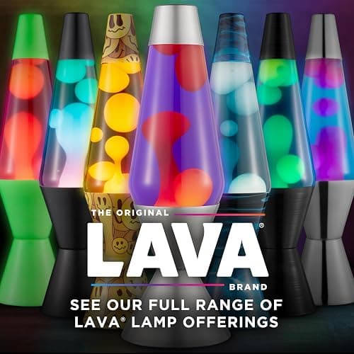 LAVA The Original Lamp - 14.5" Techno Chrome - Classic Liquid Motion Lamp - Pink and Blue Liquid - Item #2097 (Amazon Exclusive) thumbnail 6