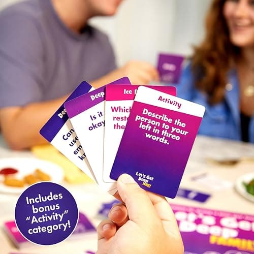 WHAT DO YOU MEME? Let's Get Deep Family Edition - Family Conversation Cards - Get to Know Each Other Card Games thumbnail 4