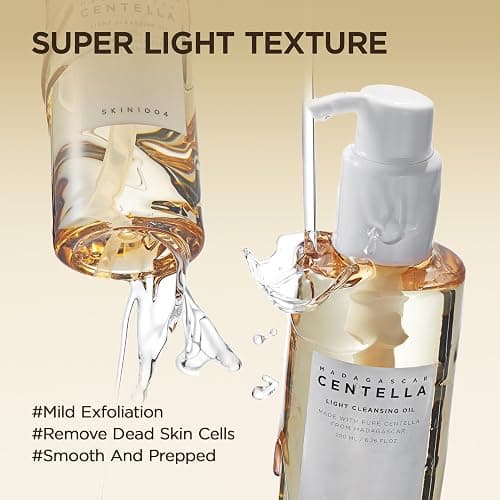 SKIN1004 Madagascar Centella Light Cleansing Oil 6.76 fl.oz, 200ml | Gentle Oil Cleanser for Face, Korean Facial Cleanser, Double Cleansing thumbnail 7