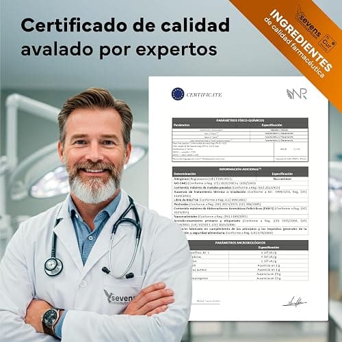 Cúrcuma con Jengibre y Pimienta Negra - 1410 mg por Dosis - 365 Cápsulas Formato Ahorro XL - Cúrcuma ECO en Cápsulas Veganas - Antiinflamatorio Natural - Apoyo Óseo y Articular - Sevens thumbnail 2