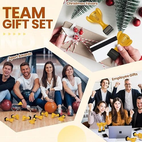 Gemscream 12 Pcs Relief Stress Appreciation Gift for Team, Employee Squeeze Trophy Inspirational Mini Trophy Stress Ball Bulk Recognition Award for Coworker Staff Team Office Business thumbnail 5