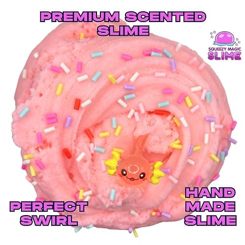 Baby Axolotl Slime – 8oz Cloud Slime, Bubblegum Scented, Soft & Stretchy Slime, ASMR Sensory Toy, Non-Sticky & Fluffy, for Kids & Adults, Great for Birthdays thumbnail 4