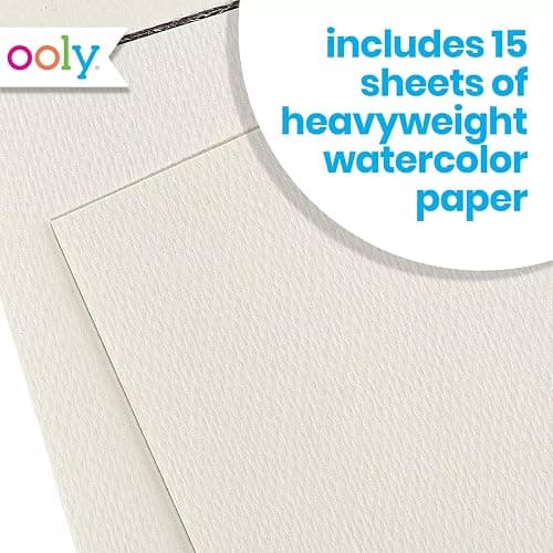 Ooly Chroma Blends Acid-Free Watercolor Paper Pad 8 x 10 Inches - 15 Sheets thumbnail 2