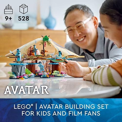 Lego Avatar: The Way of Water Metkayina Reef Home 75578, Building Toy Set with Village, Canoe, Pandora Scenes, Neytiri and Tonowari Minifigures, Movie Set thumbnail 3