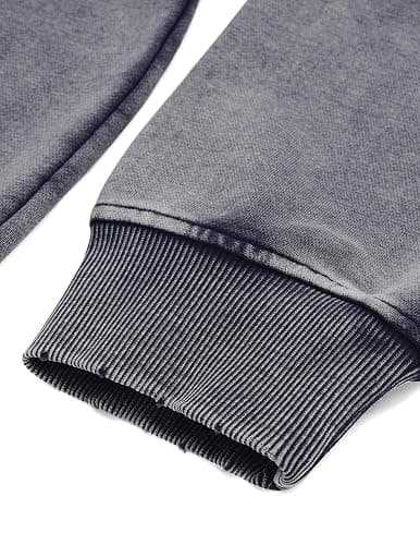 Aelfric Eden Washed Plain Hoodies For Men Women Vintage Acid Wash Oversized Sweatshirts Casual Streetwear Pullover Hoodie thumbnail 6