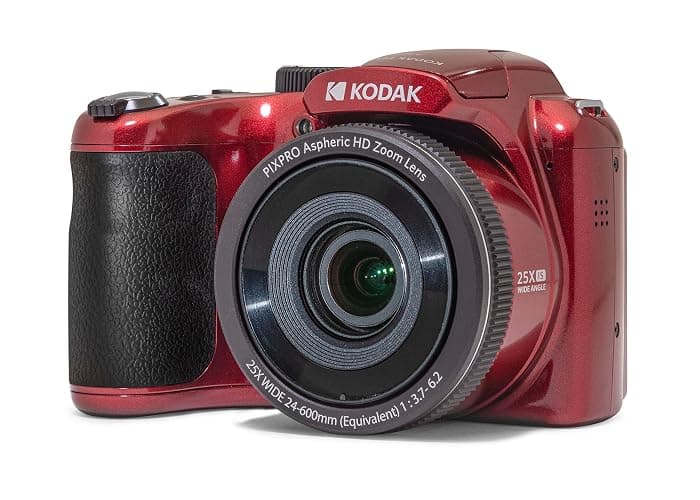 KODAK PIXPRO AZ255-RD 16MP Digital Camera 25X Optical Zoom 24mm Wide Angle Lens Optical Image Stabilization 1080P Full HD Video 3" LCD Vlogging Camera (Red) thumbnail 8