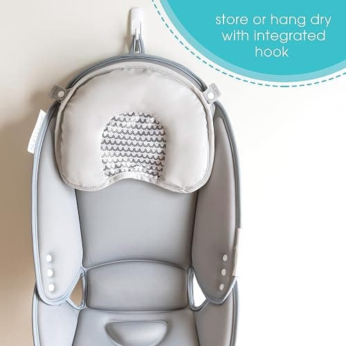 Summer Infant Snug Support in-Sink Bather – Bathe Newborns up to 6 Months with Confidence Right in The Sink - Compression-Molded Foam Baby Bath Sink Cushion is Adjustable and Includes Anti-Slip Grips thumbnail 8