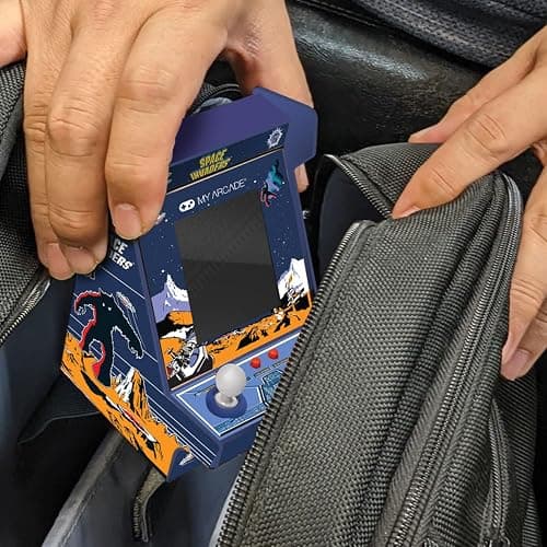My Arcade Space Invaders Nano Player: Arcade Classics 4.8" Portable Games | Retro Gaming, 2.4" Screen thumbnail 2