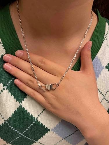 Friendship Necklace for 2 3 4 5 Friend BFF Necklace for Women Long Distance Matching Jewelry Bestie Sister Birthday Gifts Friendship Friend Gifts for Women thumbnail 7