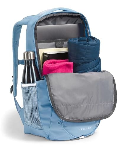 The North Face Women's Jester Everyday Laptop Backpack - Commuter Travel Bag, Laptop Sleeve, Water-Repellent, Steel Blue, One Size thumbnail 4