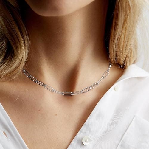 M MOOHAM Dainty Initial Necklaces for Women, 14K-Gold-Plated Layering Necklace for Women Cute Hexagon Letter Initial Necklace Layered Necklaces for Teenage Teen Girls Christmas Gifts Stocking Stuffers thumbnail 2
